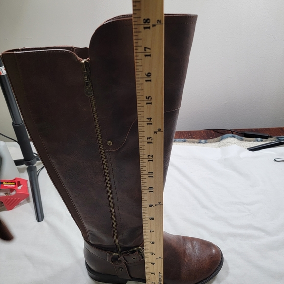 G by Guess Womens Harson Faux Leather Over-The-Knee Boots Brown Size 9 medium - Picture 12 of 14